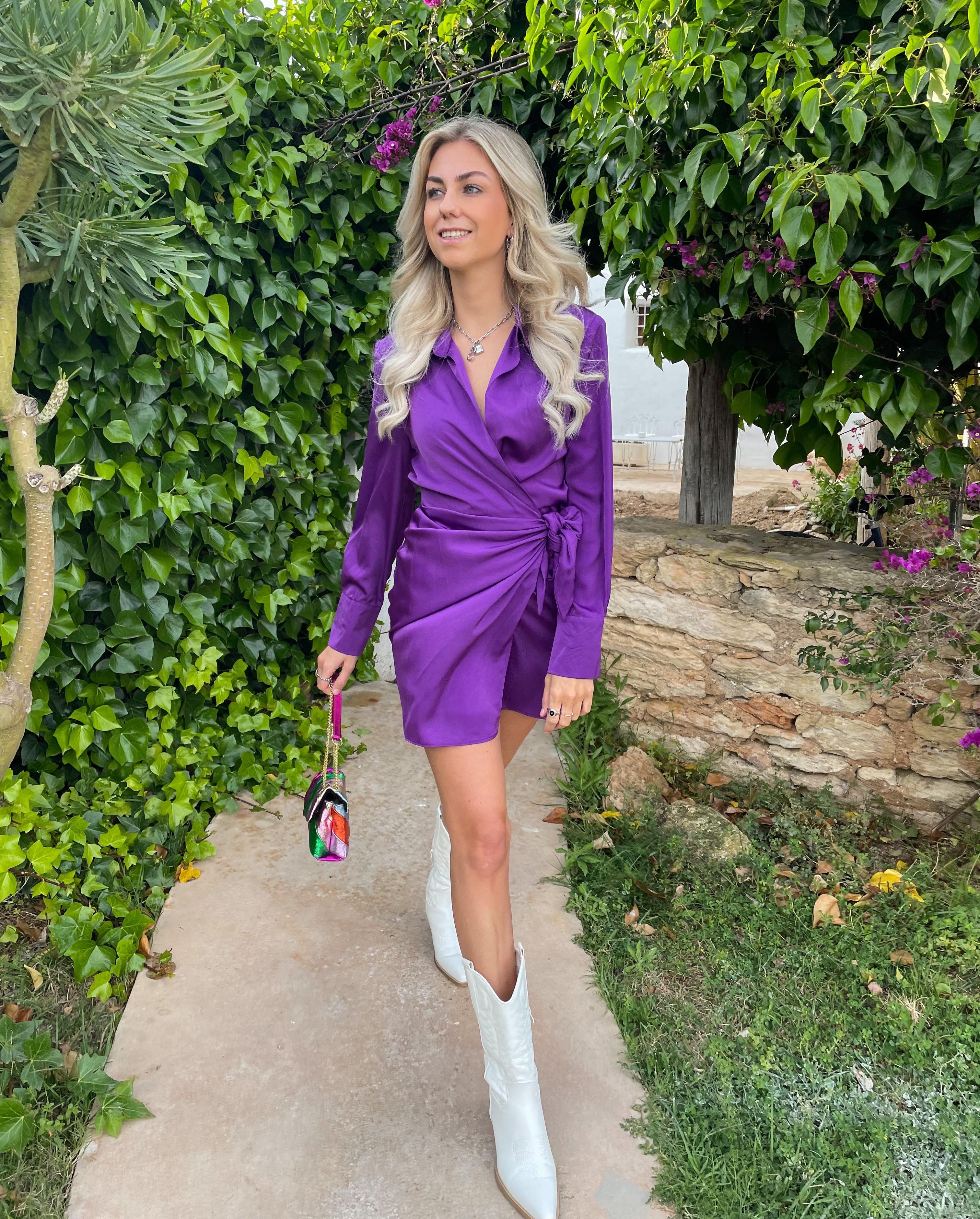 Marlou dress purple