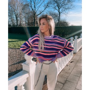 Maura sweater pink/purple