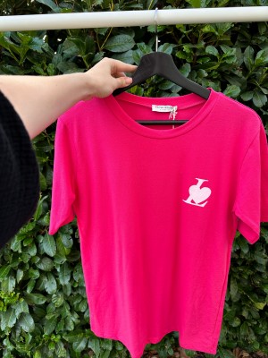 Pien knal roze T-shirt One-size
