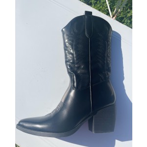 Shannon western boots black