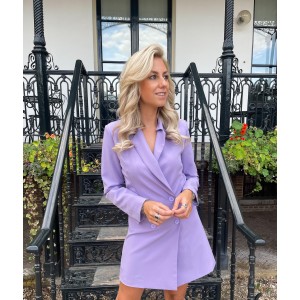 Mila blazer dress purple