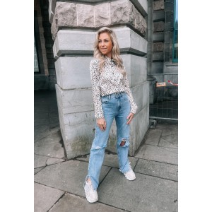 Zara blouse cheetah